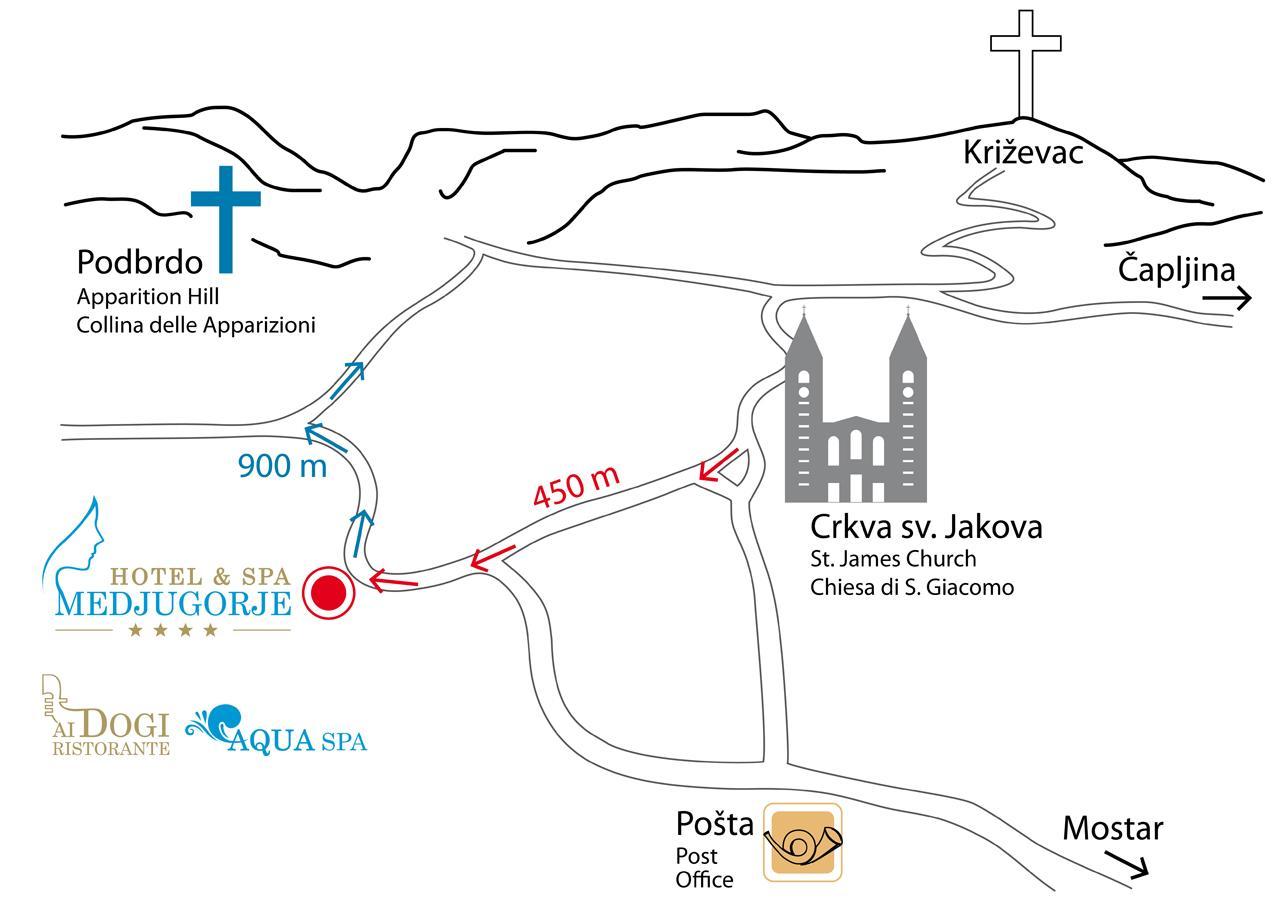 Medjugorje Hotel & Spa Экстерьер фото